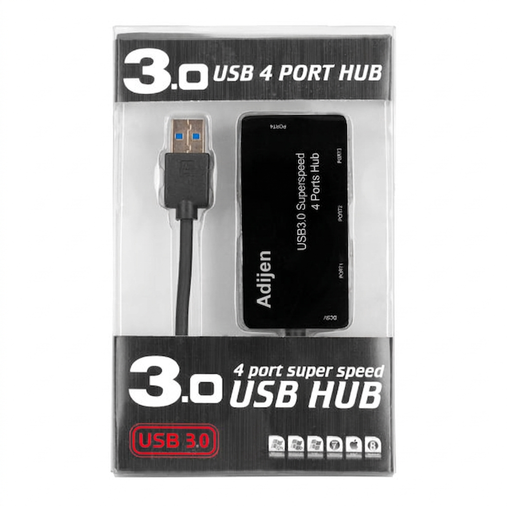 Adijen USB HUB 4 PORT 3.0 V - Image 2