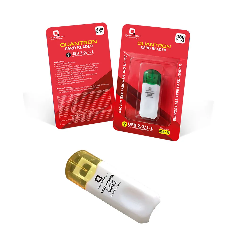 QCR-110 Quantron USB All in 1 Multi Card reader