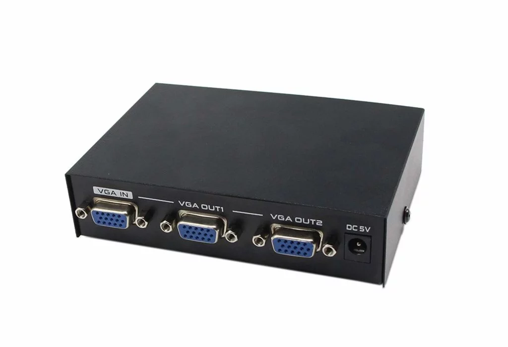 Adijen 2-Port Powered VGA Video Splitter