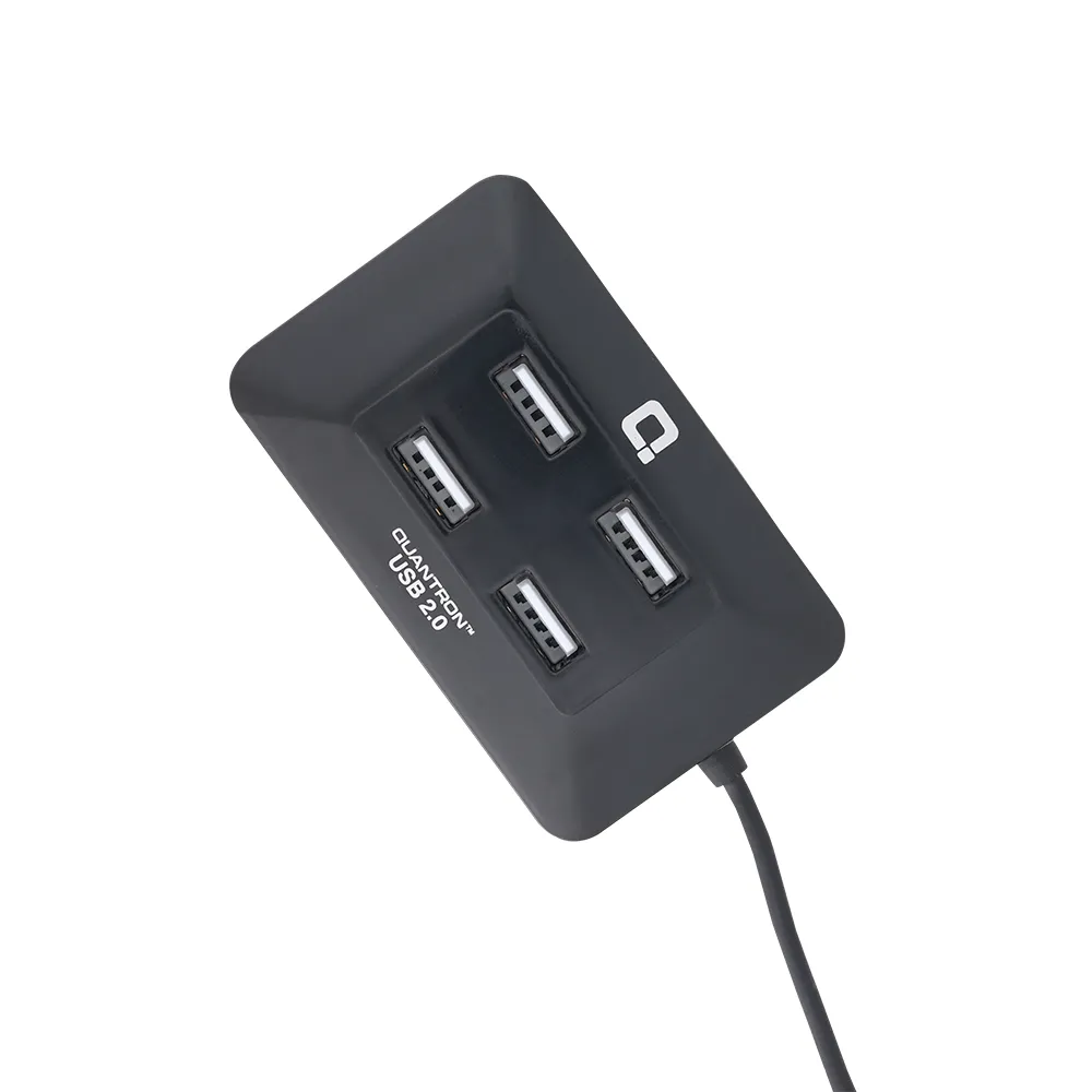 QUH-220 Quantron 4 Port Superspeed USB Hub 2.0 for PC/Laptops, Portable Data Hub with Hi-Speed Data Transfer - Image 4